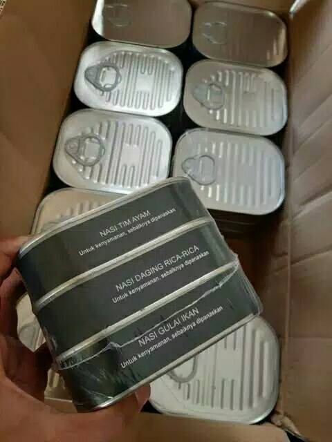 Jual RANSUM TNI T2 MRE HARGA ECERAN / RANSUM NASI CAMPING DALAM KEMASAN ...