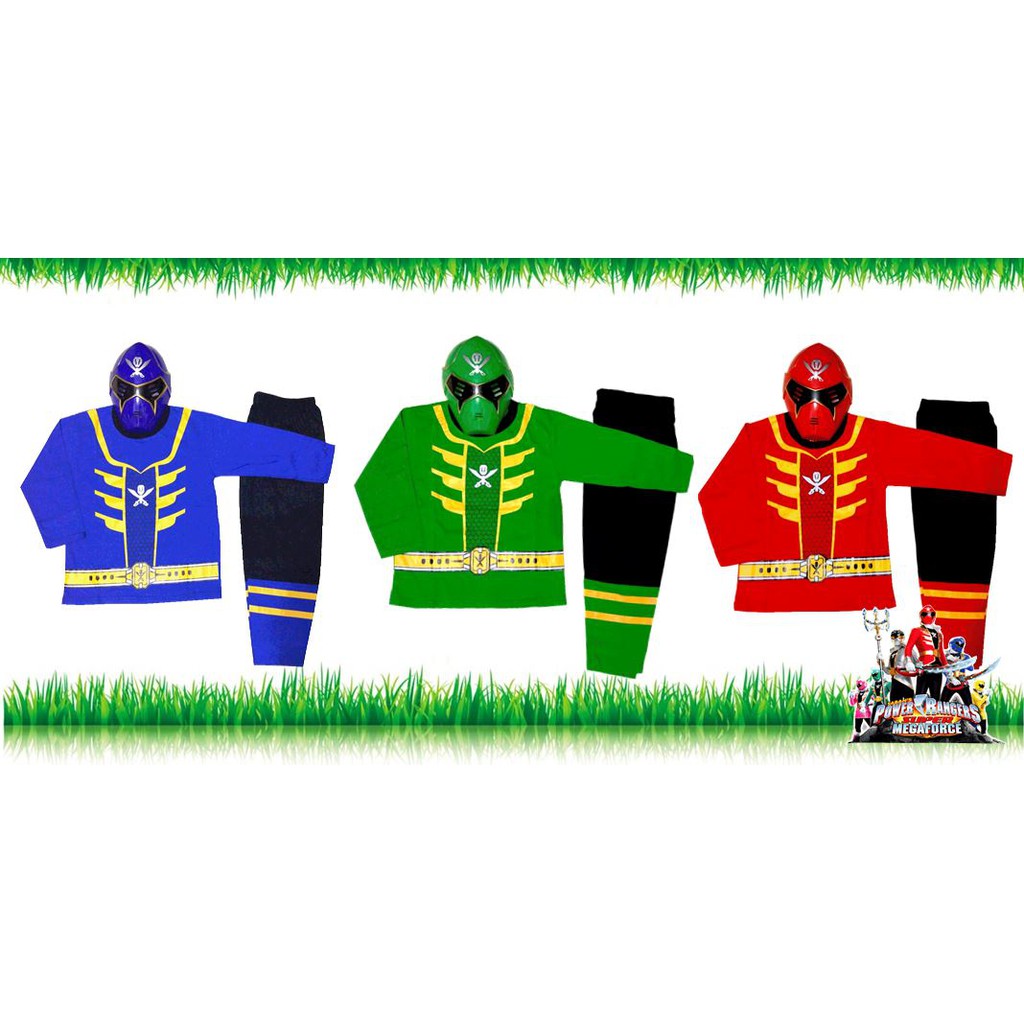 Jual Kostum Anak Power Rangers Super Megaforce | Shopee Indonesia