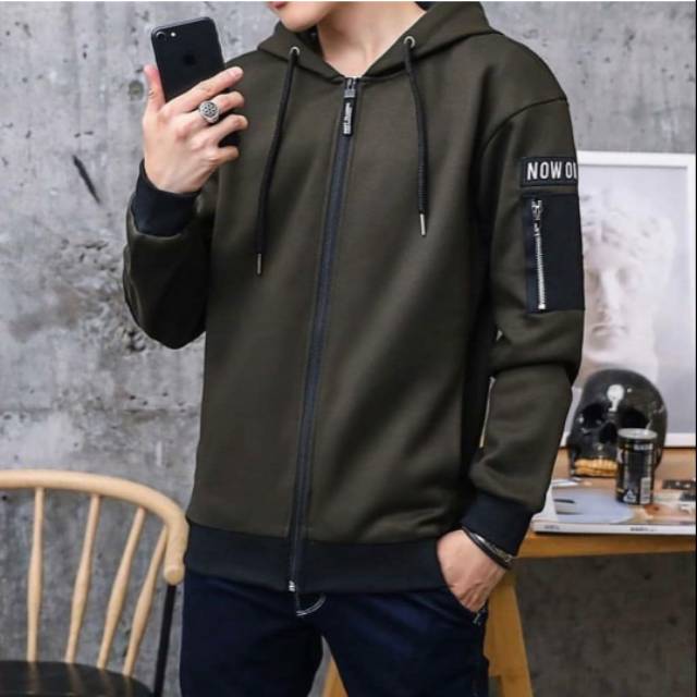 Jaket deals bomber hoodie