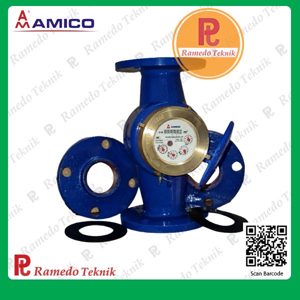 Jual Water Meter Amico LXSG 50-E 2 Inch - Meteran Air Bersih DN 50mm ...