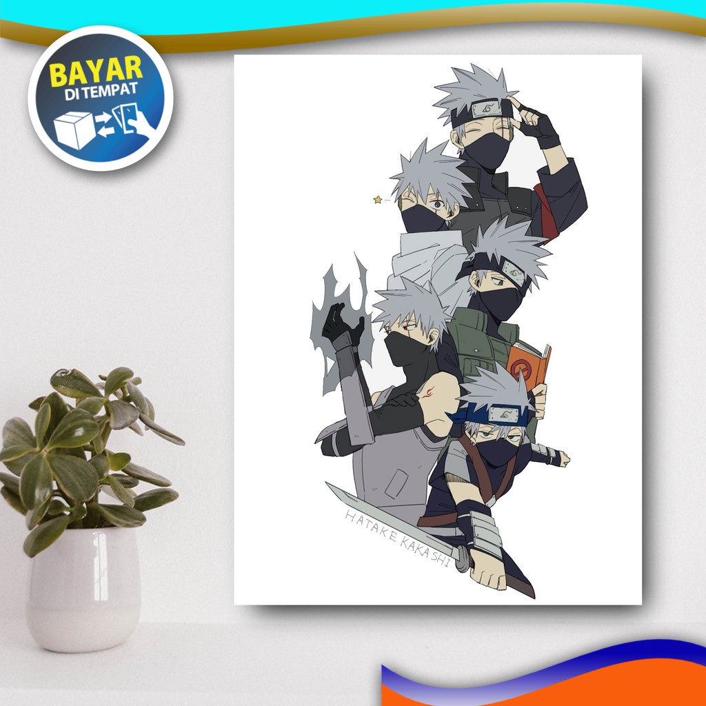 Jual KKS01 - HIASAN DINDING ANIME HASIRAMA / NARUTO / POSTER KAYU