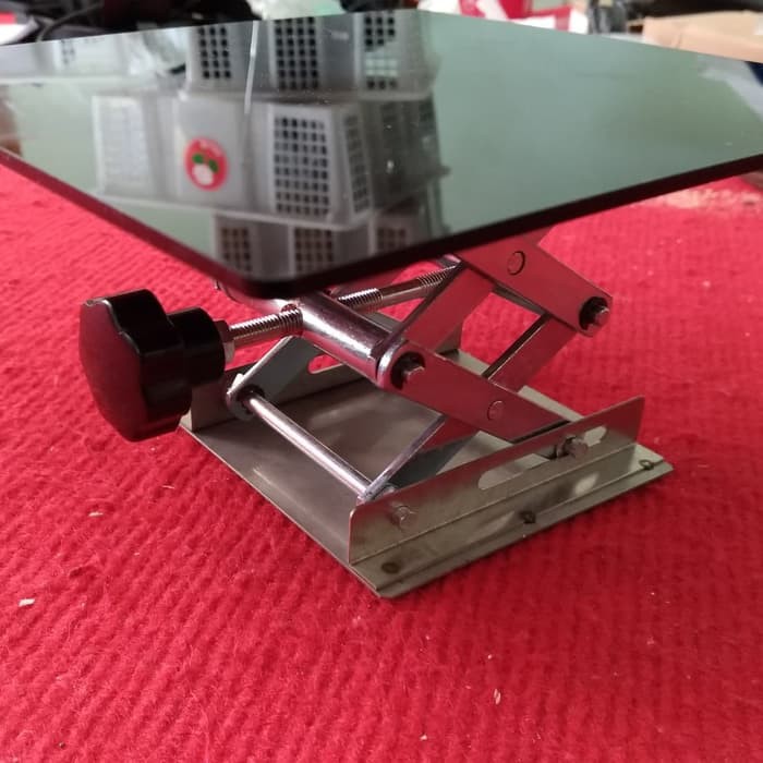 Jual liftjack lift jack 20x20cm lab jack labjack lifting stand ...