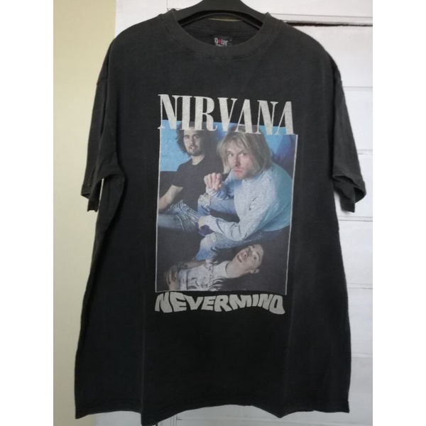 Jual kaos Nirvana nevermind Kurt Cobain tour giant L | Shopee Indonesia