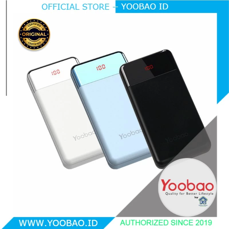 Yoobao Powerbank - PD20 PowerQuick - 20000mAh - 74Wh - Quick Charge 3.0 - Power Delivery 3.0