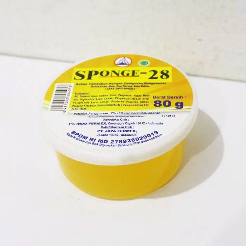 Jual Sponge-28 / Sp 28 / Cake Emulisifier (80 gram) | Shopee Indonesia