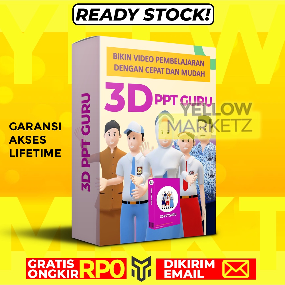Jual INVIDEO 3D POWERPOINT GURU 3D PPT Presentasi Pengajaran Guru
