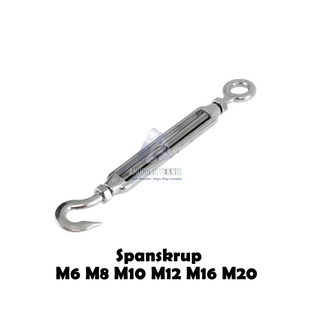 Jual Jarum Keras M20 / Span Skrup Turnbuckle M20 Shopee Indonesia