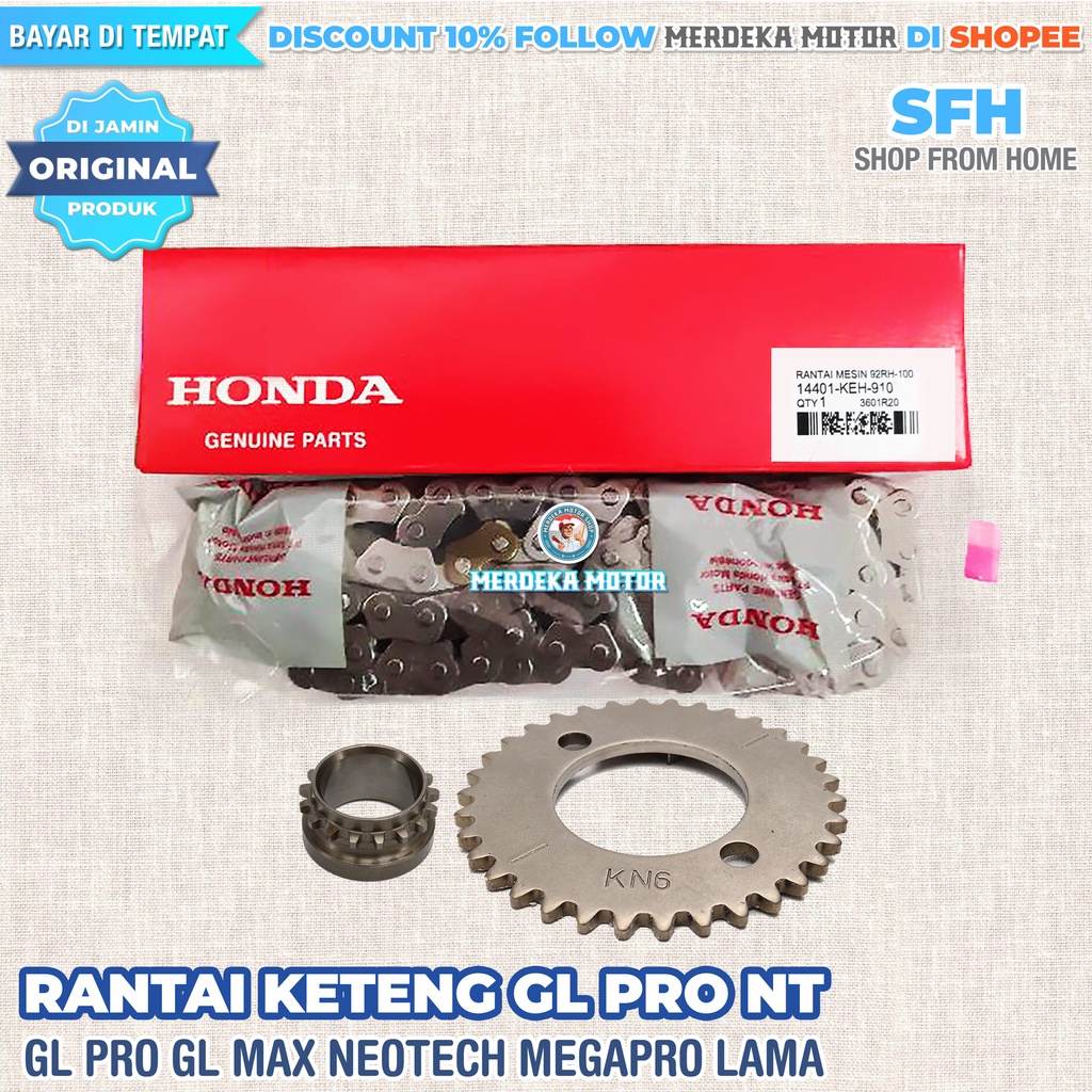 Jual Gigi Sentrik Bawah Gir Timing Atas Rantai Keteng Kamrat Megapro ...