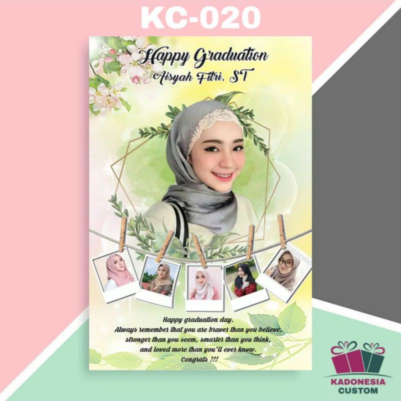 Jual Wall Decor Foto Karikatur Hadiah Kado Custom Ultah Ulang Tahun