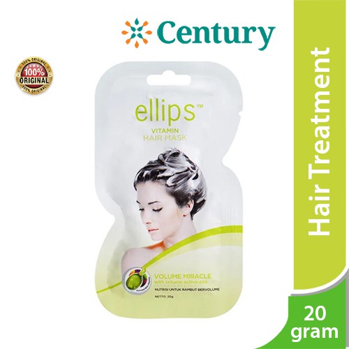 Jual Ellips Vitamin Hair Mask Volume Miracle 20gr / Masker Rambut ...