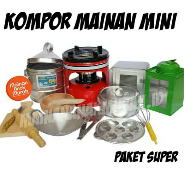 Jual [ READY STOCK ] Paket mainan kompor mini minyak tanah super ...