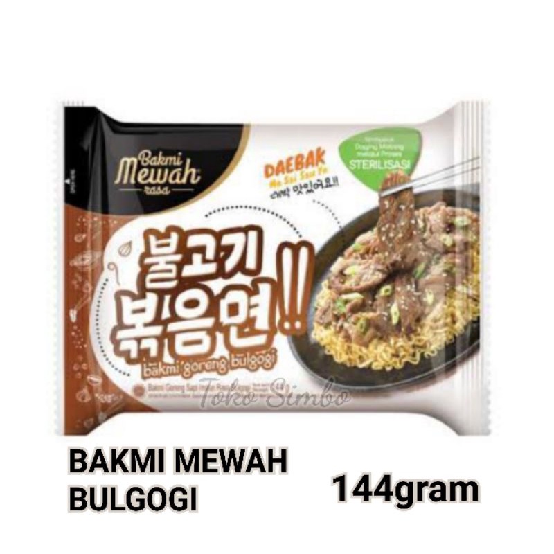 Jual Bakmi Mewah Rasa Daging Sapi Bulgogi Mie Goreng Instant Shopee Indonesia