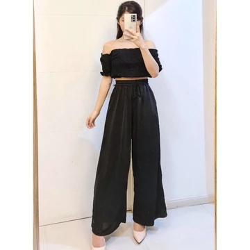 Celana Kulot Uniqlo Panjang Wanita Polos