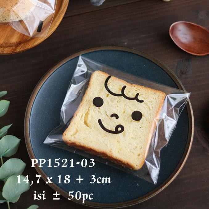 Jual Monggo] Plastik Roti Pp1521-03/ Plastik Roti Sisir/ Donut/ Roti ...