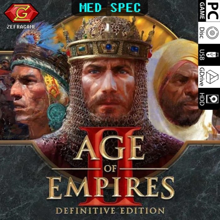 Jual TERBARU AGE OF EMPIRES II Definitive Edition / AOE2 / AOE 2 DE (CD ...