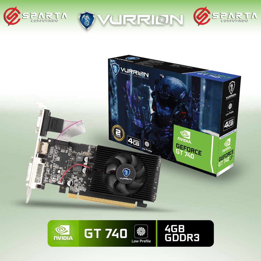 Jual VGA Nvidia Geforce GT 740 4GB GDDR3 Vurrion New Garansi Resmi ...