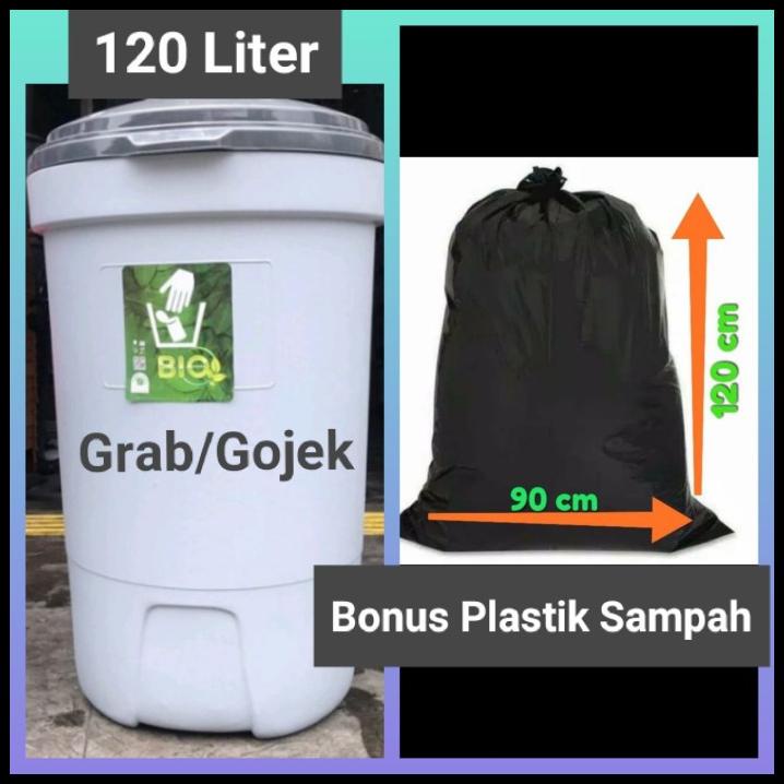 Jual Tempat Sampah Besar 120 Liter Roda Green Leaf 2120 Bak Sampah