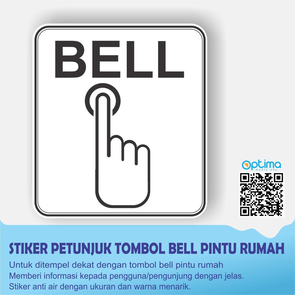 Jual Stiker Penunjuk Tombol Bell Di Rumah Shopee Indonesia