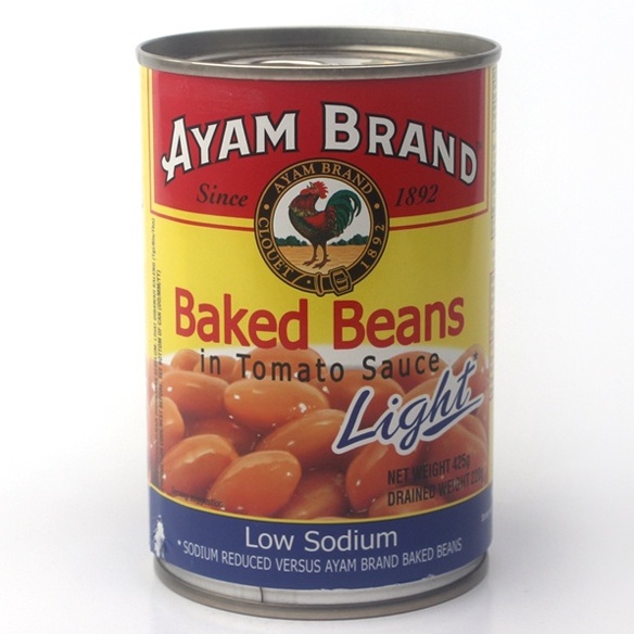 Jual AYAM BRAND BAKED BEANS LIGHT 425ML Shopee Indonesia
