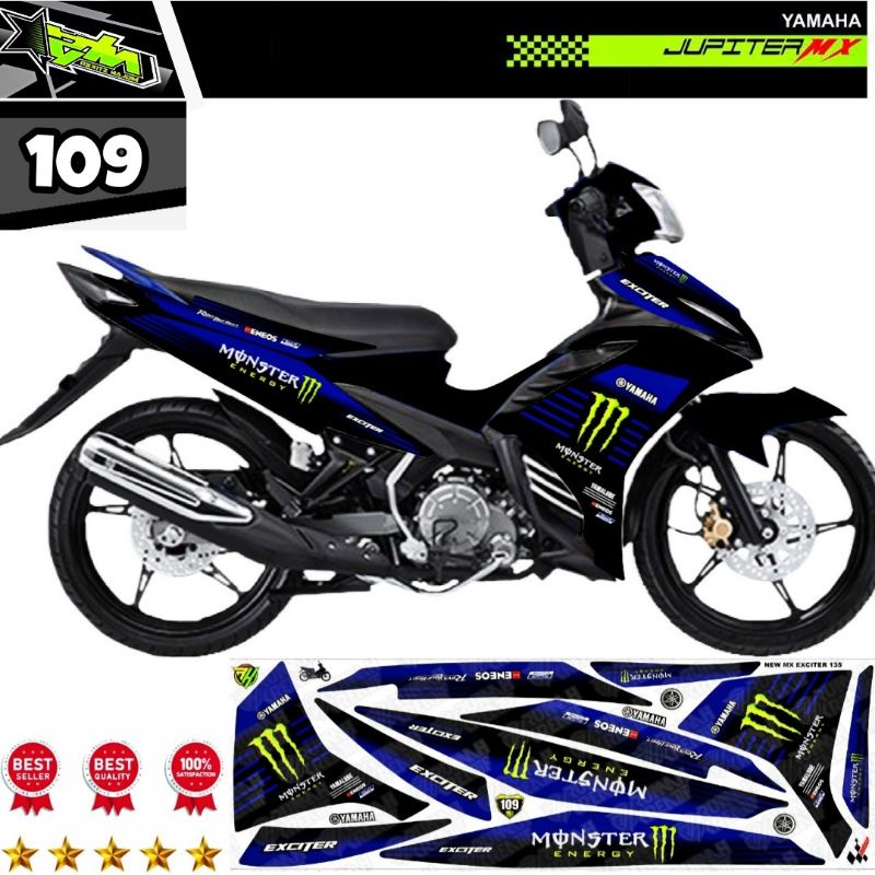 Jual Decal Sticker Striping Variasi Jupiter Mx 135 New 2011-2016