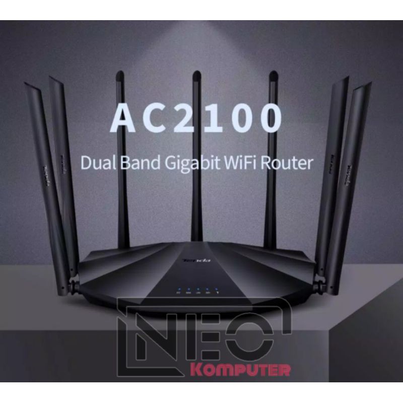 Jual Tenda Ac23 Gigabit Dual Band Ac2100 Wireless Router Wifi Repeater Shopee Indonesia 