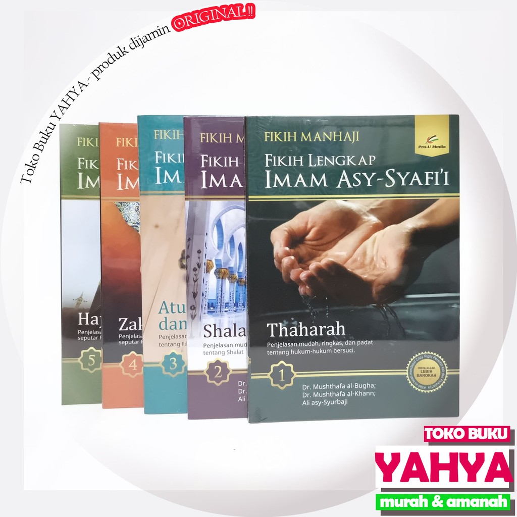 Jual Set 5 Buku Fikih Manhaji Fikih Islam Lengkap Imam Asy Syafii