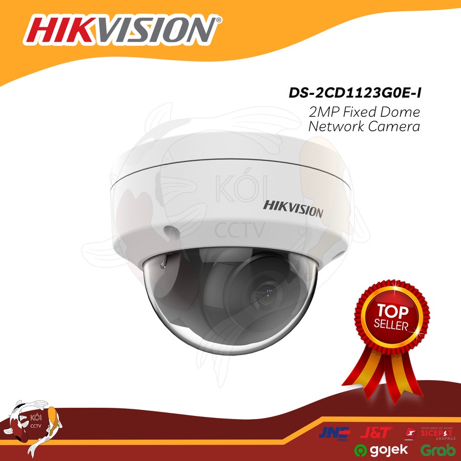 Jual DS 2CD1123G0E I Hikvision DS 2CD1123G0E I IP Camera CCTV Indoor 2MP H265 POE WDR Shopee