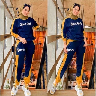 Jual Setelan Baju Celana Wanita Muslimah Syari Bahan Babyterry