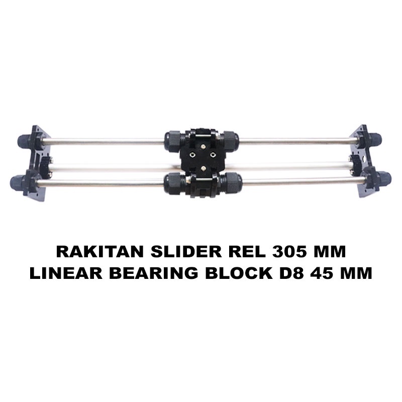 Jual EELIC SLR-45D8J150 Rakitan slider rel panjang 305 mm dengan linear ...