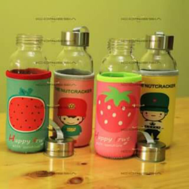 Jual Botol kaca dengan pouch bagus | Shopee Indonesia