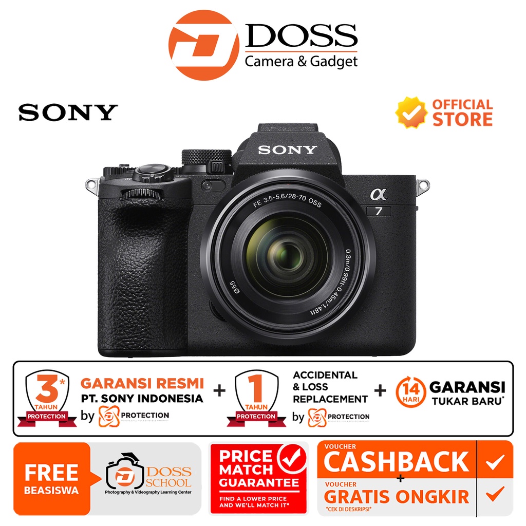 Jual Sony A7IV Sony a74 Sony A7 IV Mirrorless Camera with 28-70mm Lens ...