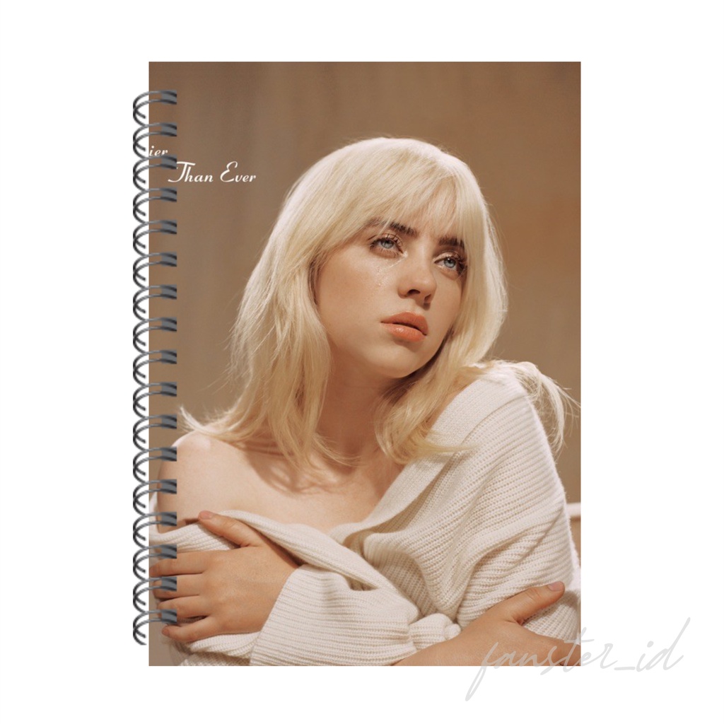 Jual Notebook Spiral Billie Eilish | Shopee Indonesia