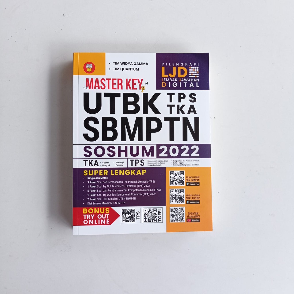 Jual Yrama Widya The Master Key Of Utbk Sbmptn Saintek 2023 And Sbmptn