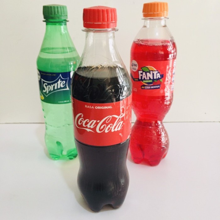 Jual minuman soda 390ml 390 sprite coca cola fanta random atau ketik ...