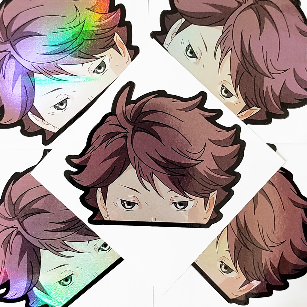 Jual STICKER STIKER HOLOGRAM ANIME - TORU OIKAWA -HAIKYU - STIKER ANIME ...
