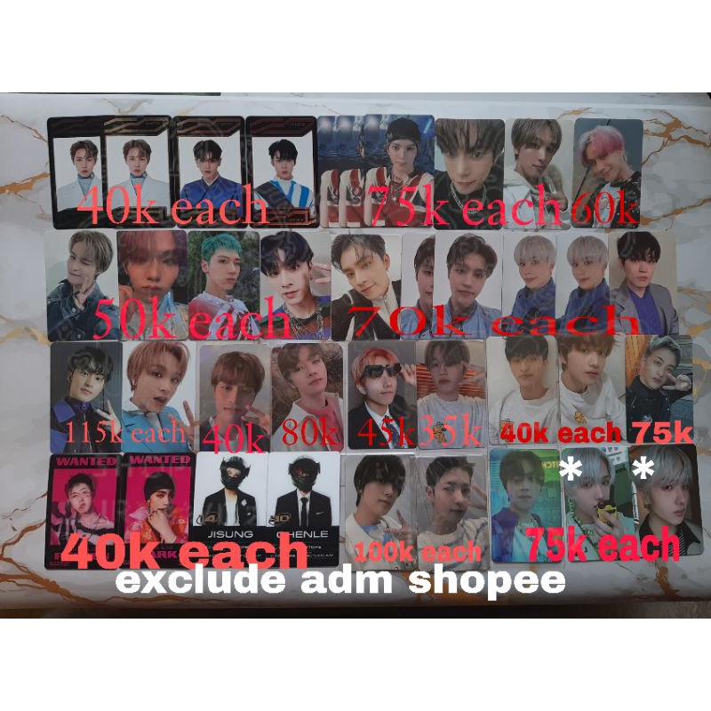 Jual Pc Nct Photocard Nct Dream Nct Haechan Taeil Jeongwoo Rwnjun