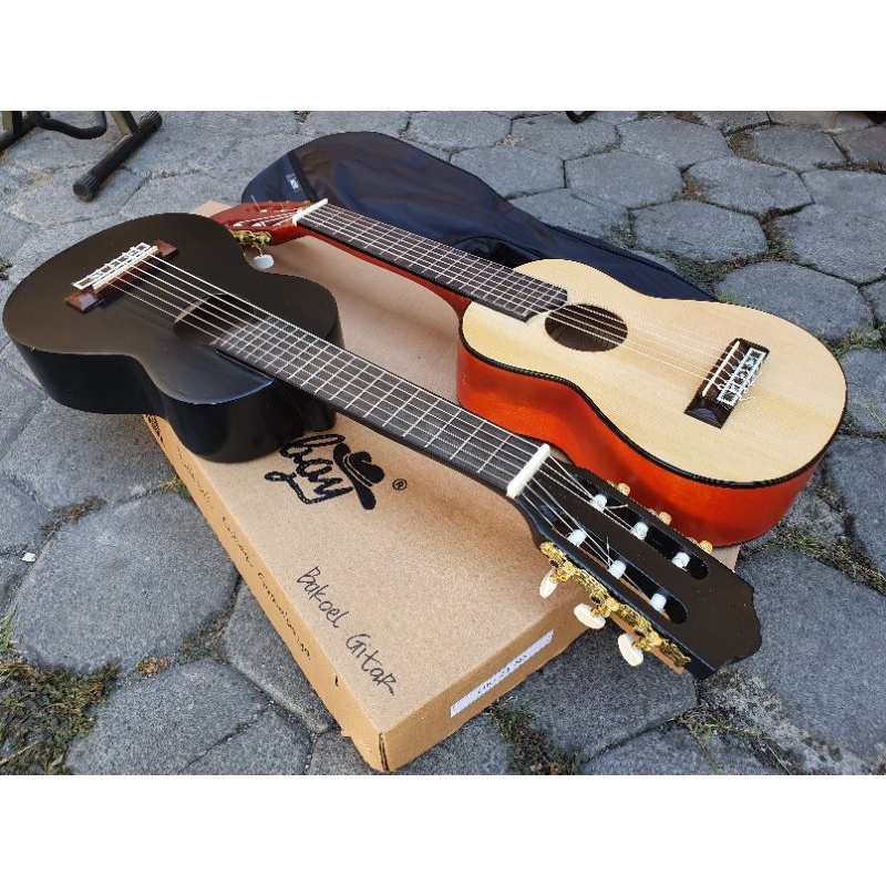 Jual Gitar lele elektrik / gitar mini GL1 / ukulele 6 senar nylon semi