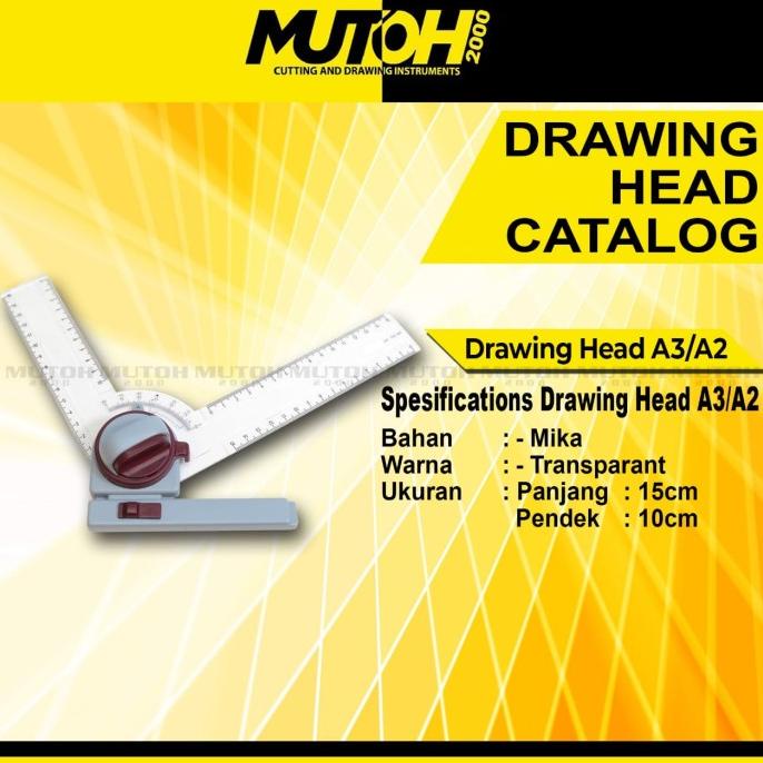 Jual ALAT MELUKIS DRAWING HEAD PROFESSIONAL | MEJA GAMBAR A3, A2 DAN A1