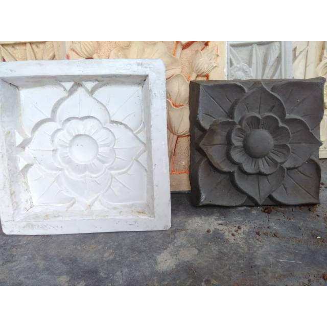 Jual Molding/Cetakan Ornamen/Hiasan dinding motif bunga | Shopee Indonesia