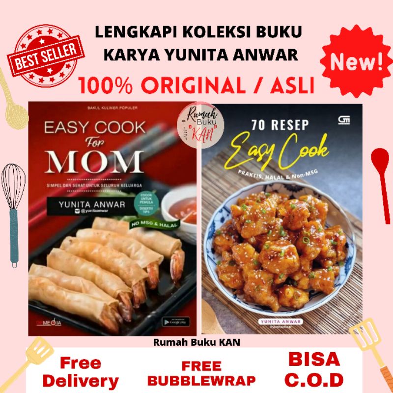 Jual Easy Cook for Mom - 70 RESEP EASY COOK yunita anwar | Shopee Indonesia