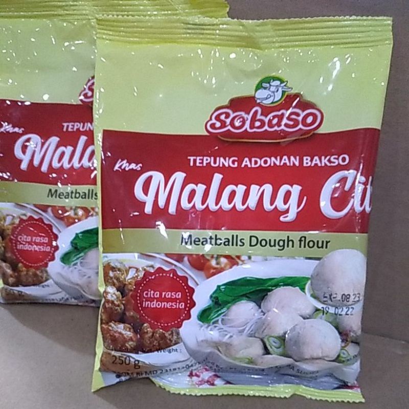 Jual Sobaso Malang City Tepung Adonan Bakso 250 Gr Shopee Indonesia