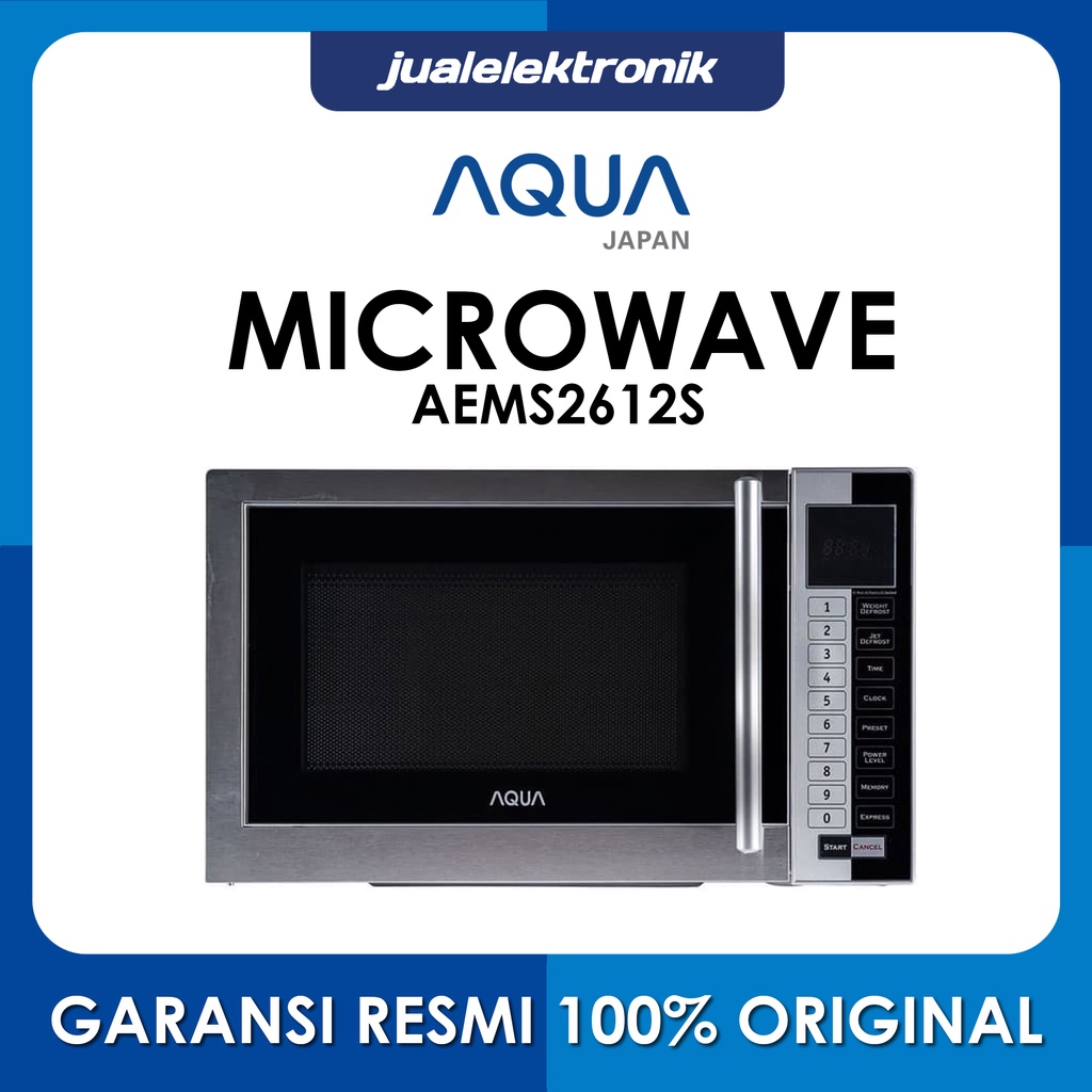 Jual AQUA Microwave Digital 20 Liter 400 Watt AEMS2612S Penghangat Low