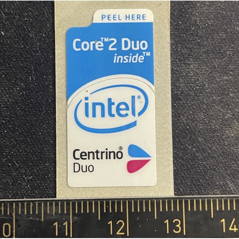 Jual Sticker stiker logo intel Core 2 duo with Centrino ori | Shopee ...