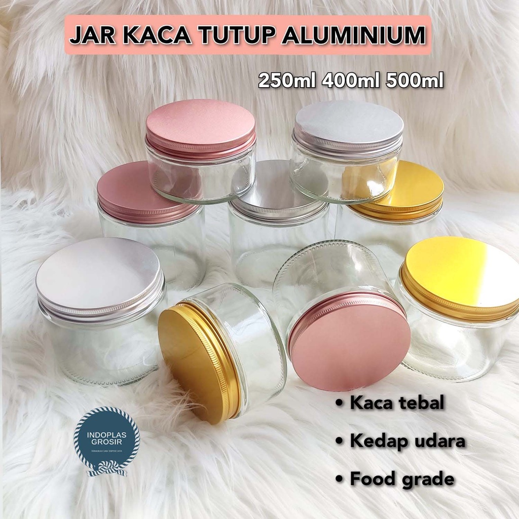 Jual Jar Kaca 250ml 400ml 500ml Toples Kaca 250ml 400ml 500ml Shopee Indonesia 4501