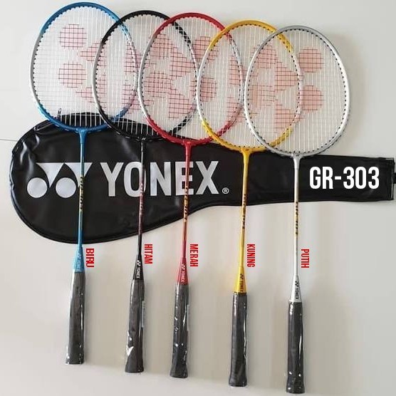 Jual RAKET BADMINTON YONEX ORIGINAL GR303 TERMASUK SENAR DAN TAS ...