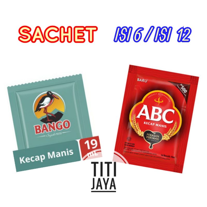 Jual KECAP MANIS BANGO LELE ABC SACHET ISI 6 ISI 12 RENCENG GROSIR ...