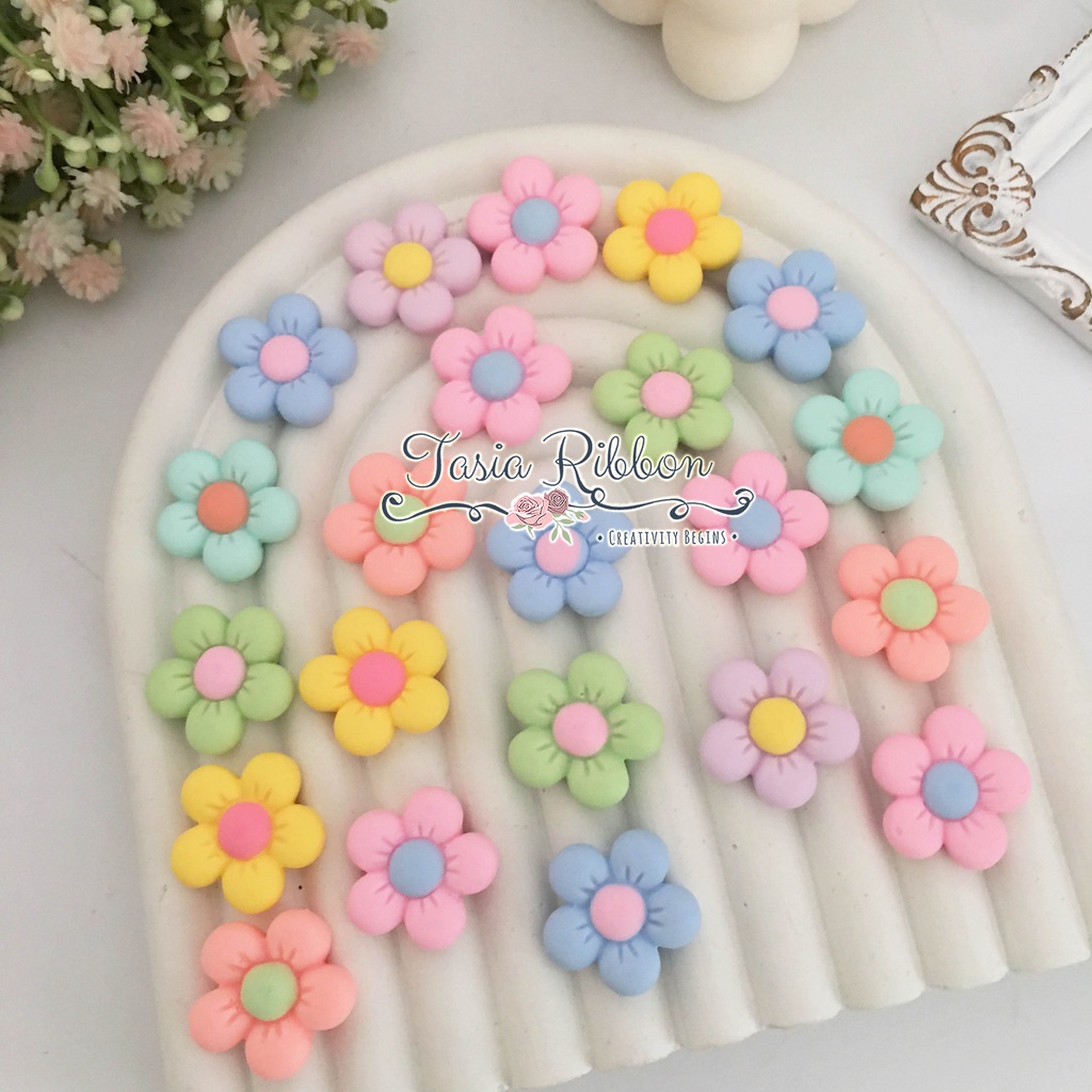 Jual Resin Clay Flower Pastel/Resin Bunga Pastel | Shopee Indonesia
