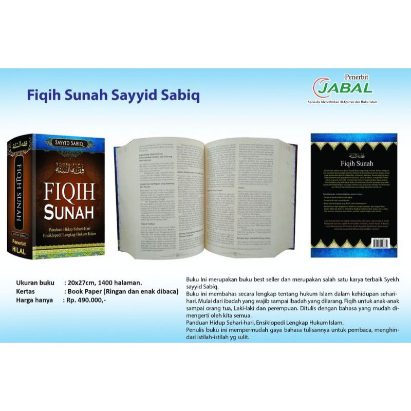 Jual Buku Fiqih Sunnah Karya Syekh Sayyid Sabiq Shopee Indonesia