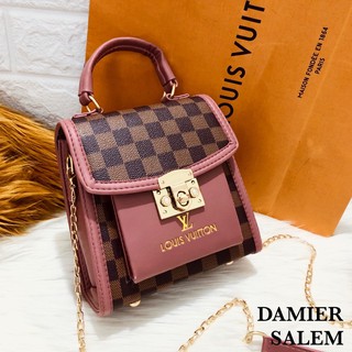 Jual ( PROMO SALE ) BEST SELLER TAS WANITA HANDBAG LV SLING BAG JENYFER  4RUANG SELEMPANG IMPORT MURAH