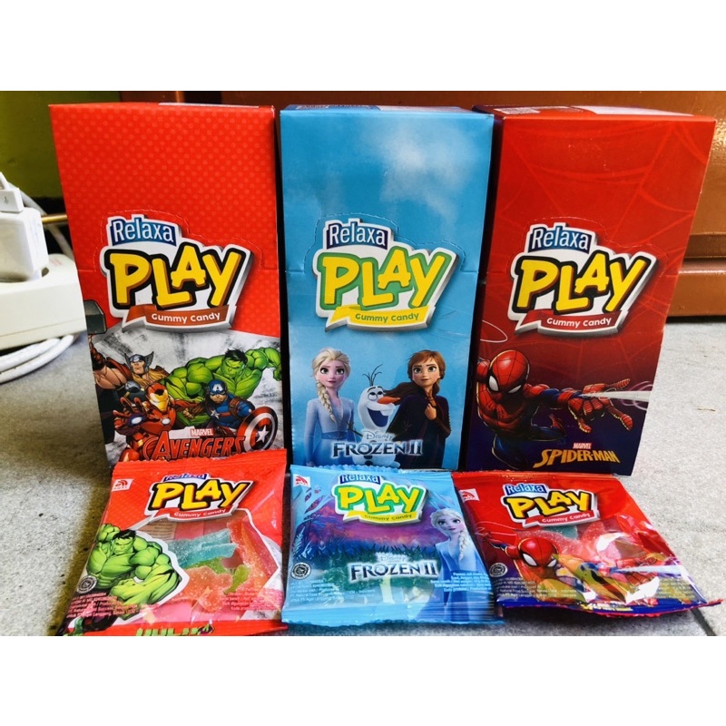 Jual Relaxa Play Gummy Candy 10 Gr 1 Pack Isi 12 Pcs Shopee Indonesia